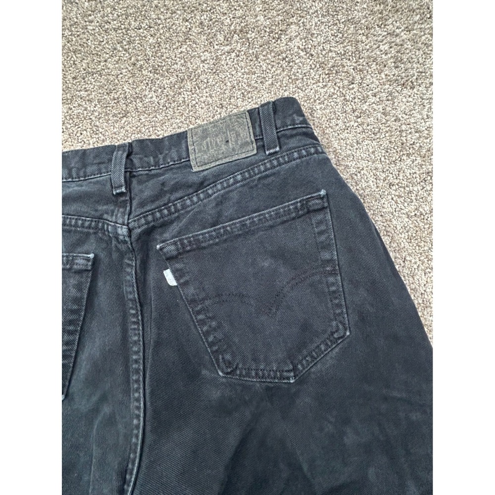 Levis SilverTab Loose Fit Jeans Mens 36x32 Faded Black Baggy Vintage Denim #0614